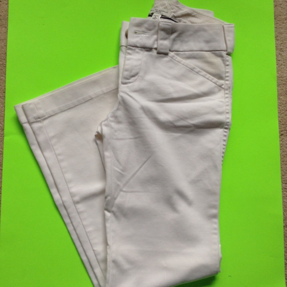 Banana Republic Martin white pants